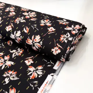 Viscoză LUREX Flowers black