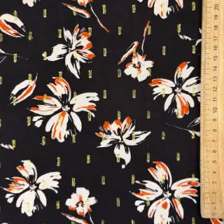 Viscoză LUREX Flowers black
