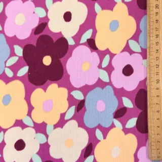 Jerse trening pieptănat JOGGING Flowers fuchsia
