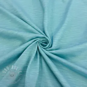 Tricot MODAL SLUB cyan