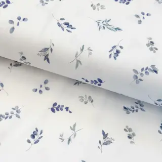 Tricot Eucalyptae white digital print
