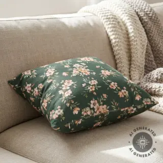 Țesătură decorativă premium Soft painted blossom army digital print