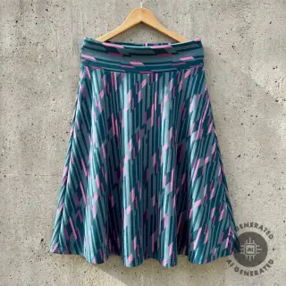 Materiale formale și pentru femei PUNTA DI ROMA Abstract dark mint