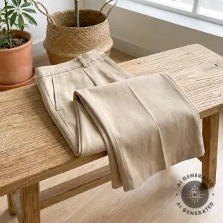 TENCEL cu in beige