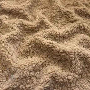 Stofă palton TEDDY BOUCLÉ soft taupe