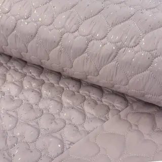Material textil matlasat FOIL Hearts dark powder