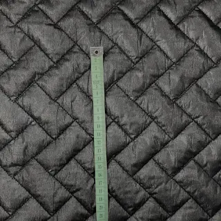 Material textil matlasat Stepped foil black