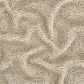 Stofă palton TEDDY light sand