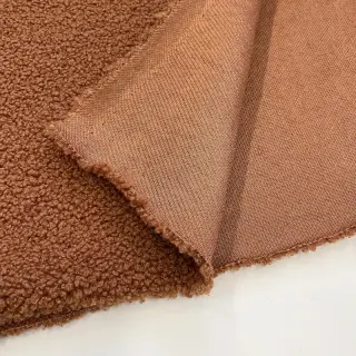 Stofă palton TEDDY rust