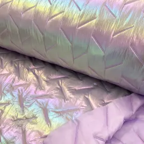 Material textil matlasat Stepped foil light lilac