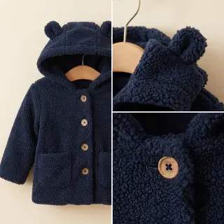Stofă palton TEDDY navy