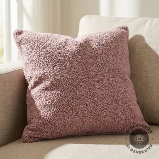 Stofă palton TEDDY dark powder