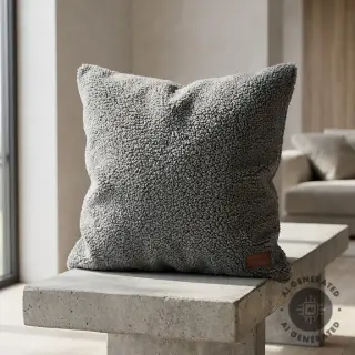 Stofă palton TEDDY grey