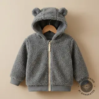 Stofă palton TEDDY grey