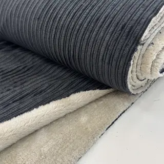 Catifea raiată Cofur fleece black