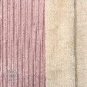 Catifea raiată Cofur fleece rose