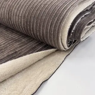 Catifea raiată Cofur fleece dark brown