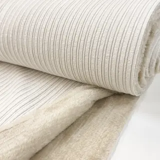 Catifea raiată Cofur fleece off white