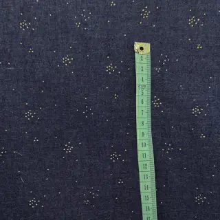 Țesătură din bumbac JEANS Glitter small dots