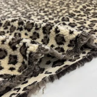 Stofă palton TEDDY JACQUARD Animal skin brown