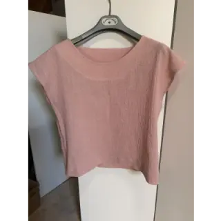 Țesătură din bumbac SLUB WASHED old rose