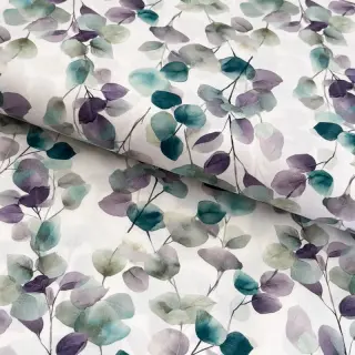 Țesătură din bumbac Eucalypt white digital print