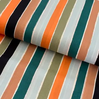 Țesătură din bumbac Garden stripe multi