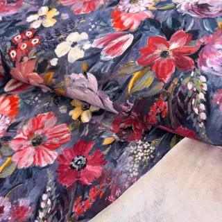 Jerse trening Flowers Andrea blue digital print