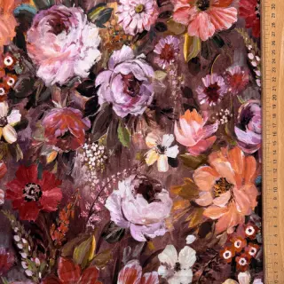 Jerse trening Flowers Andrea brown digital print