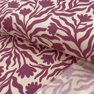 Jerse trening pieptănat Flowers burgundy SIMPLY NATURAL