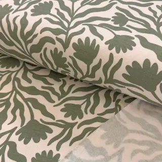 Jerse trening pieptănat Flowers army green SIMPLY NATURAL