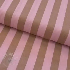 Țesătură din bumbac YARN DYED NOVA Stripe light pink