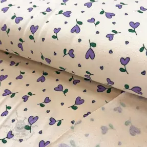 Jerse trening pieptănat Hearts lilac SIMPLY NATURAL