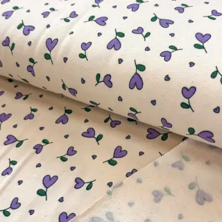 Jerse trening pieptănat Hearts lilac SIMPLY NATURAL