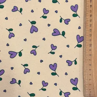 Jerse trening pieptănat Hearts lilac SIMPLY NATURAL