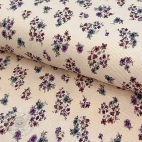 Tricot RIB Flower bouquet design A digital print