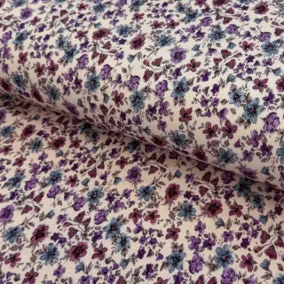 Tricot RIB Flower bouquet design B digital print