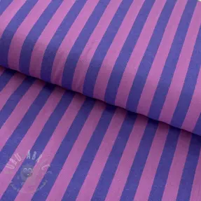 Țesătură din bumbac YARN DYED BIG Stripes purple