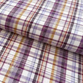 Viscoză cu in YARN DYED Checks Old fashion cyclaam