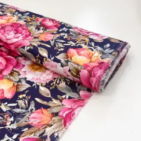 Viscoză RADIANCE Manon navy digital print