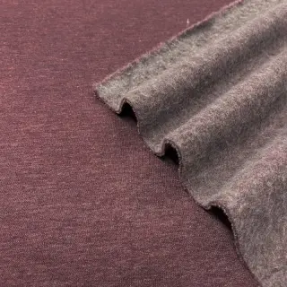 Jerse trening pieptănat JOGGING aubergine melange