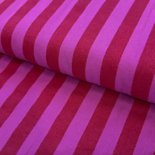 Țesătură din bumbac YARN DYED NOVA Stripe red fuchsia