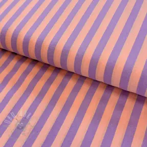 Țesătură din bumbac YARN DYED BIG Stripes peach