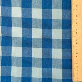 Țesătură din bumbac YARN DYED SONJA Checks blue green