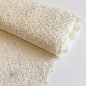 Dantelă Scallop design B off white