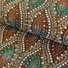 Țesătură decorativă jacquard Yetu multico
