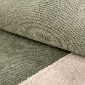 Catifea raiată STRUCTURE camo green