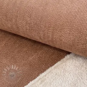 Catifea raiată STRUCTURE brown
