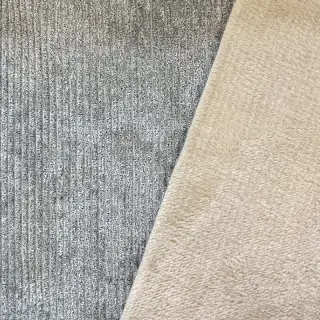 Catifea raiată FROSTY grey
