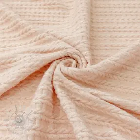 Tricot Knitted LIGHT ANGORA CABLY light salmon